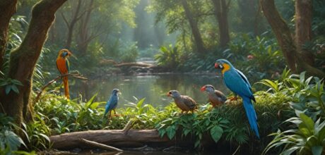 Espécies de Pássaros que Convivem com Outros Animais: Harmonia na Natureza