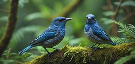 como os pássaros localizam alimento na natureza