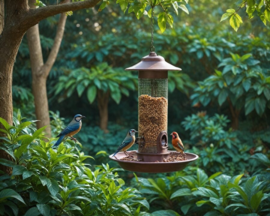 Como atrair pássaros para o jardim de forma sustentável