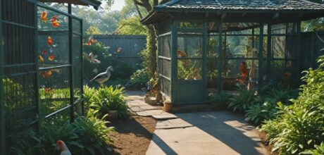 Como montar um espaço externo seguro para aves domésticas