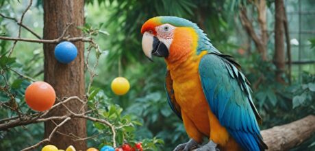 Como enriquecer o ambiente para papagaios em criação