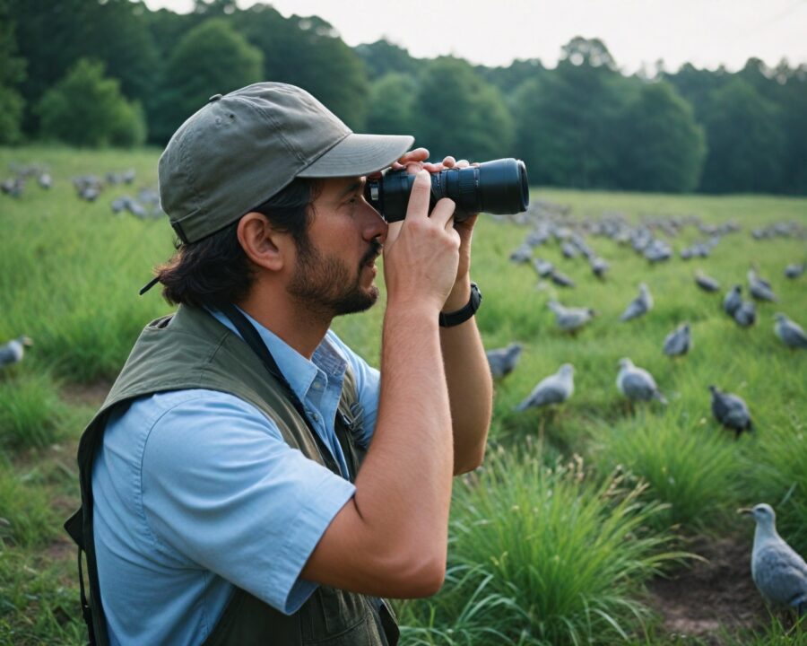 Como mapear territórios de aves para estudo de campo