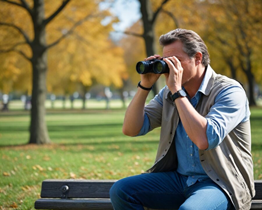 Como fazer observação de aves urbanas em praças públicas