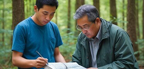 Como reconhecer trilhas de alimentação de aves na natureza