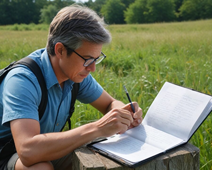Como fazer anotações detalhadas de campo sobre aves