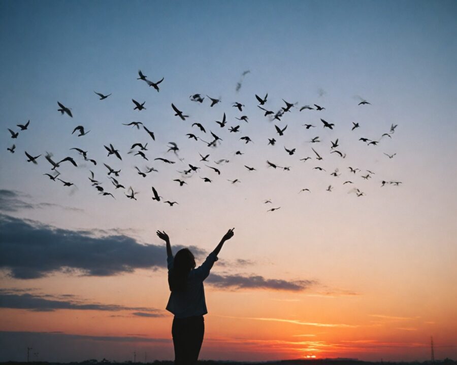 Como os pássaros simbolizam liberdade e inspiração