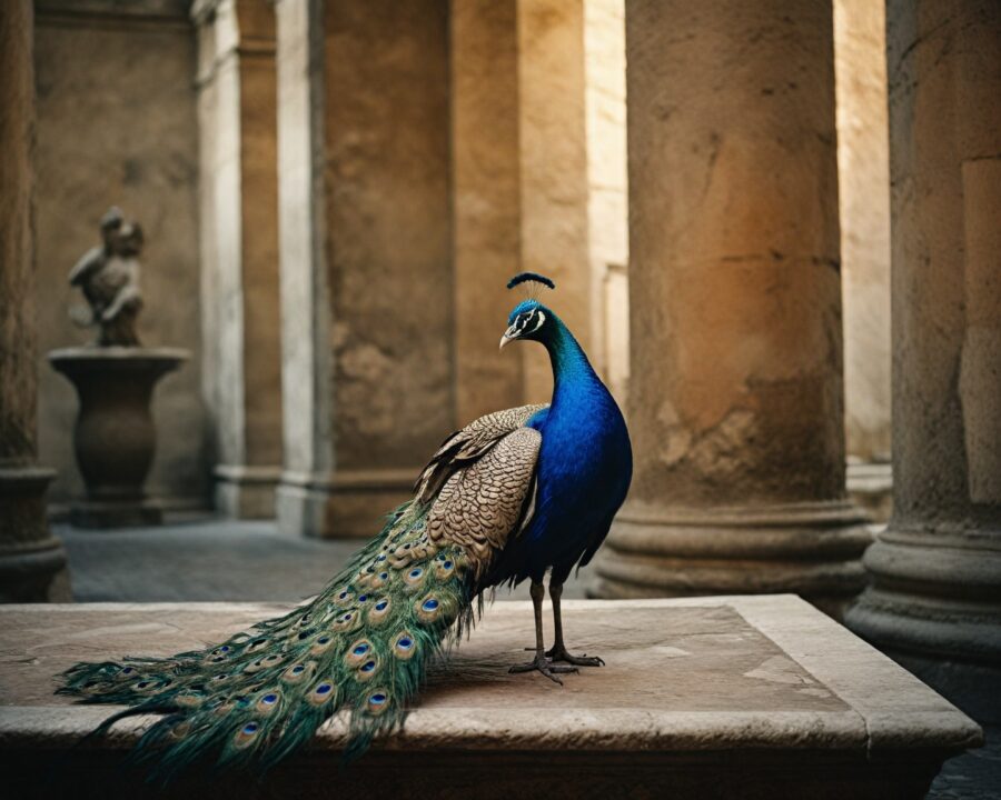 O simbolismo do pavão em diferentes religiões e culturas