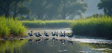 Aves aquáticas mais comuns em regiões alagadas