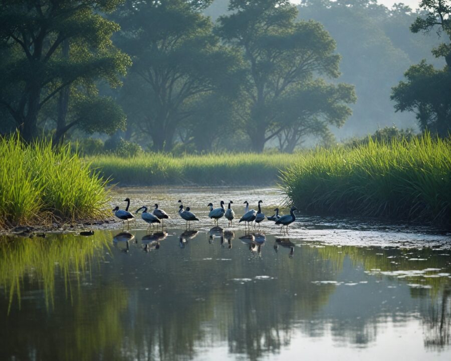 Aves aquáticas mais comuns em regiões alagadas