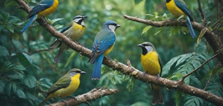 Tipos de passeriformes encontrados na América do Sul