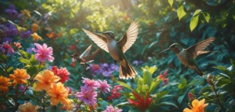 Aves de pequeno porte mais vistas em jardins brasileiros