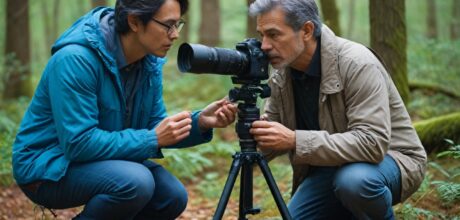 Como utilizar tripés de cabeça fluida para vídeos de aves