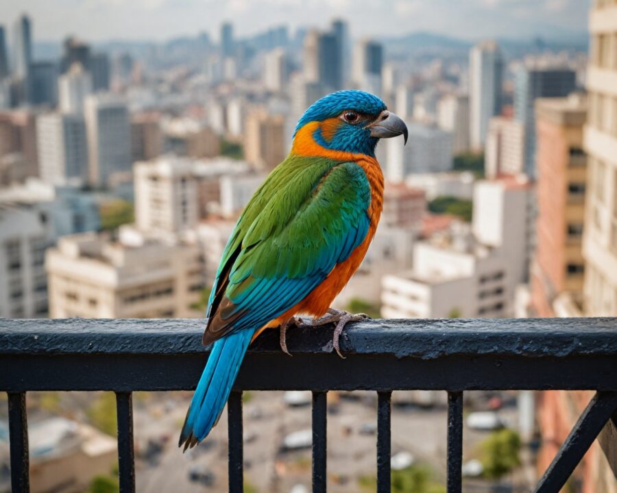 Espécies de pássaros que vivem em cidades brasileiras