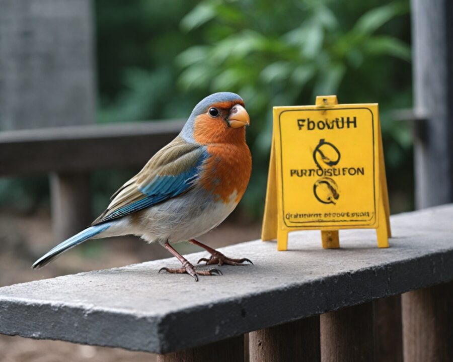 Alimentos proibidos para pássaros: o que evitar e por quê
