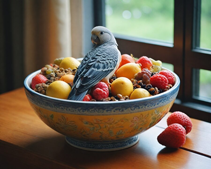 Alimentação correta para calopsitas: guia completo