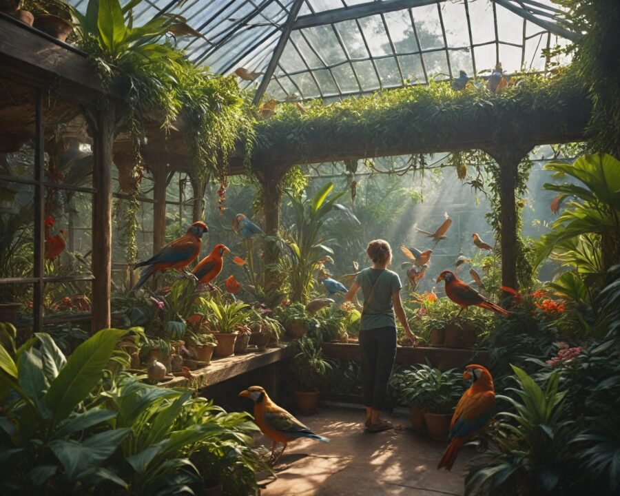 Como montar viveiro adequado para aves e plantas