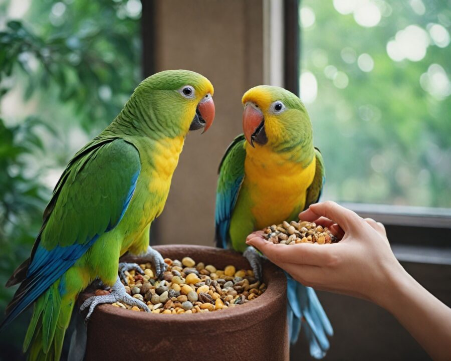 Como alimentar periquitos: guia completo para iniciantes
