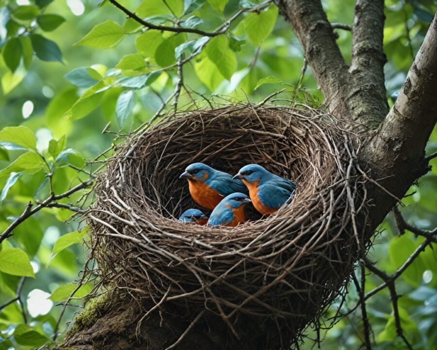 Como aves constroem ninhos: curiosidades e técnicas