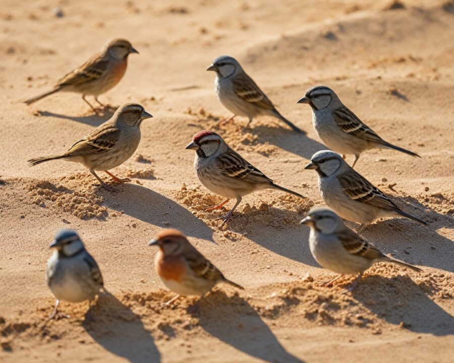 Por que aves tomam banho de areia e seus benefícios