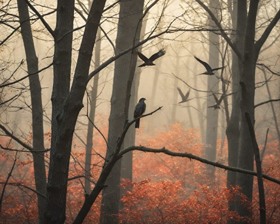 Como aves reagem a predadores e estratégias de defesa