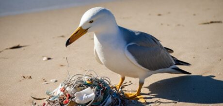 Como a poluição afeta as aves marinhas e o ecossistema