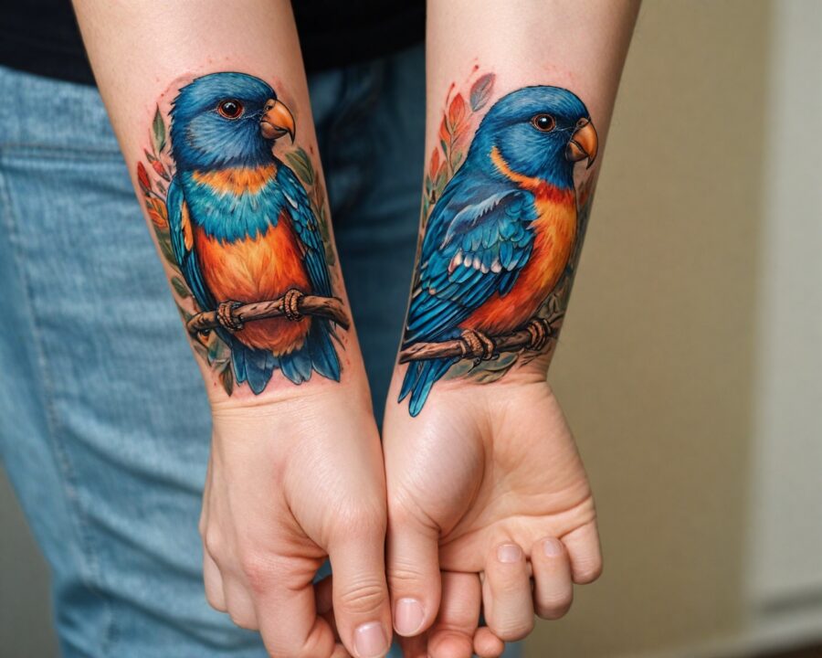 A representação de aves em tatuagens e seus significados