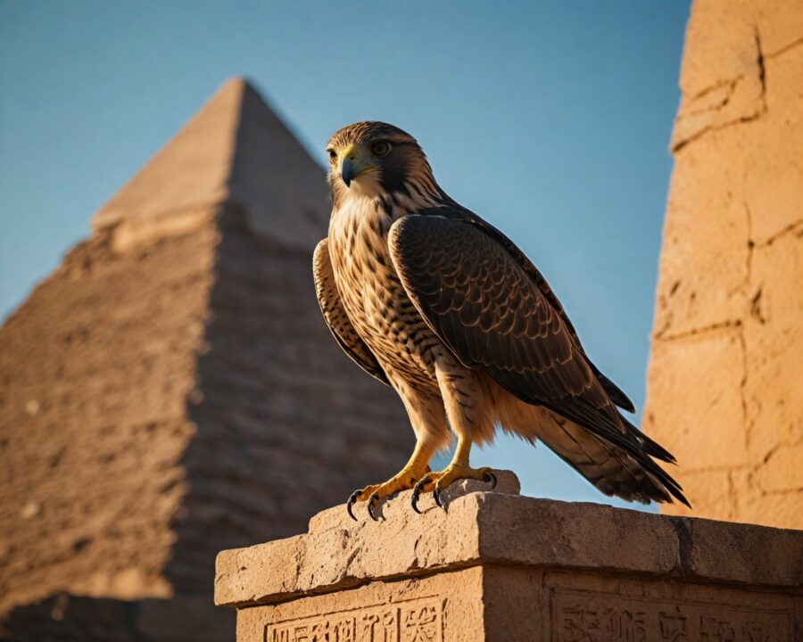 O papel do falcão na cultura egípcia antiga