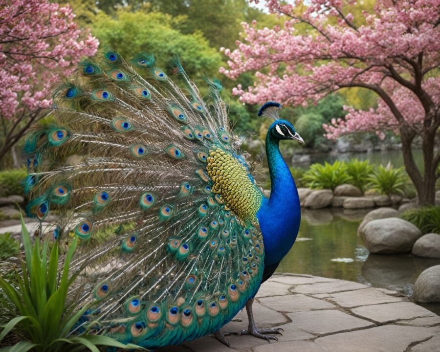 O papel do pavão na cultura oriental e seu simbolismo