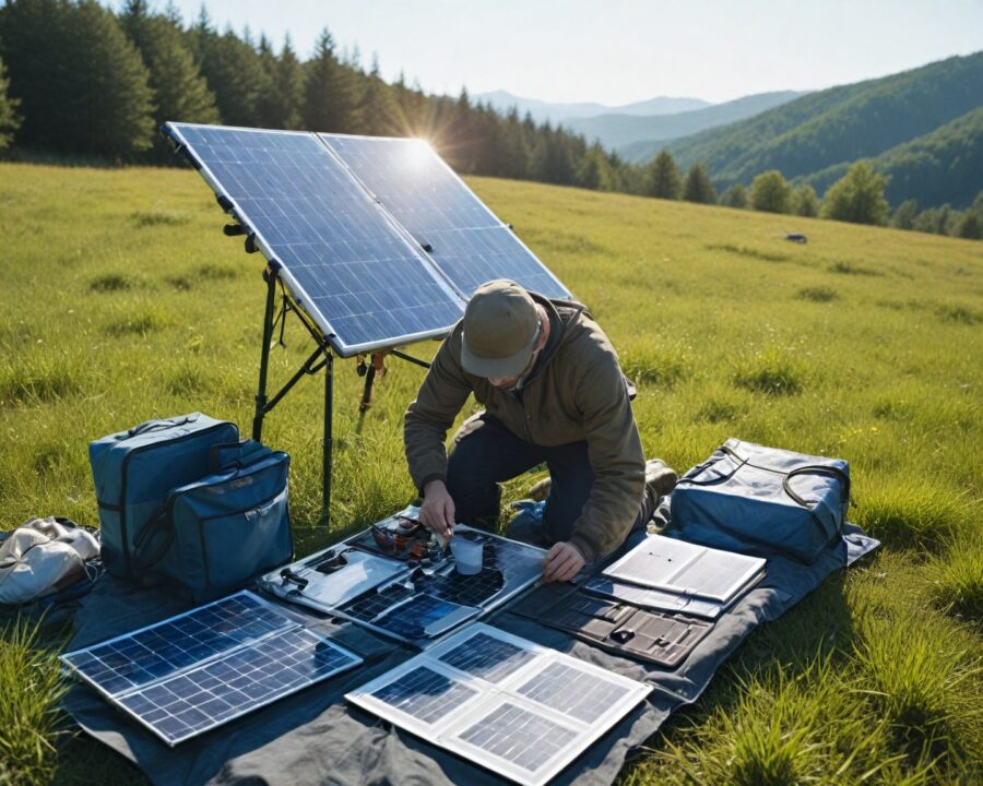Como montar uma estação de recarga solar em campo: guia completo
