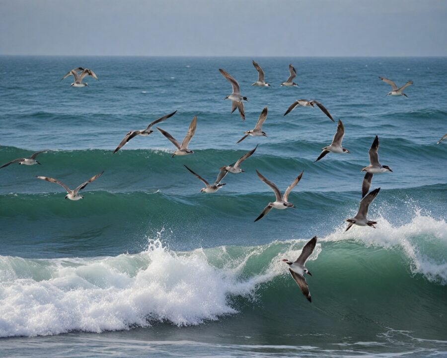 Comportamento de aves marinhas: estratégias e curiosidades