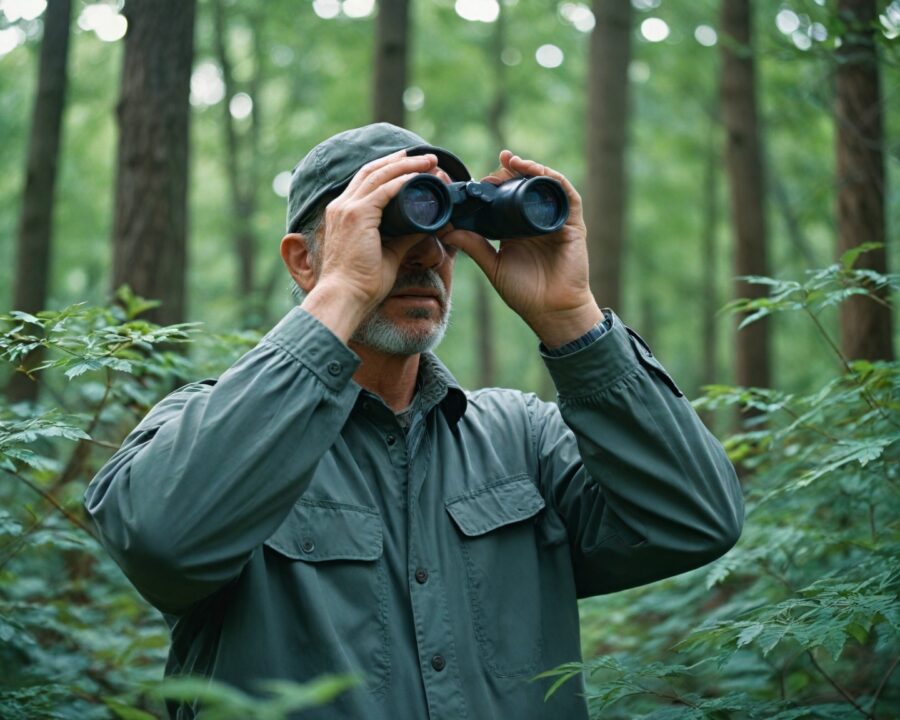 Como escolher roupas de camuflagem para observadores de aves