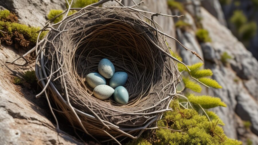 Aves Plataformistas: Estrutura Simples de Ninhos