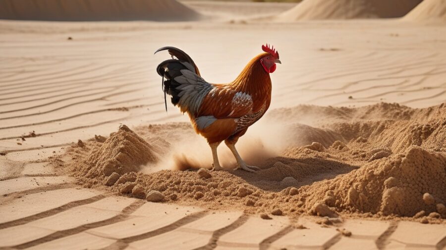 Por que Galinhas Tomam Banho de Areia? Entenda Aqui!
