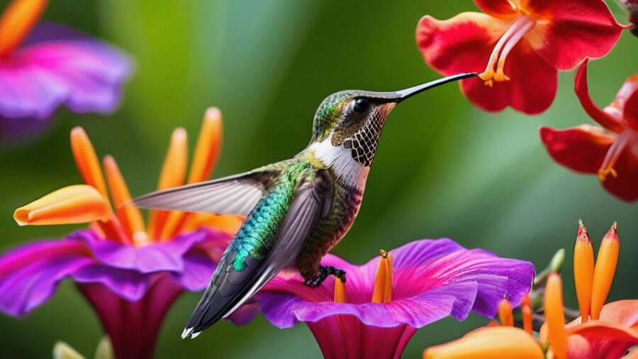 Aves nectarívoras além dos beija-flores